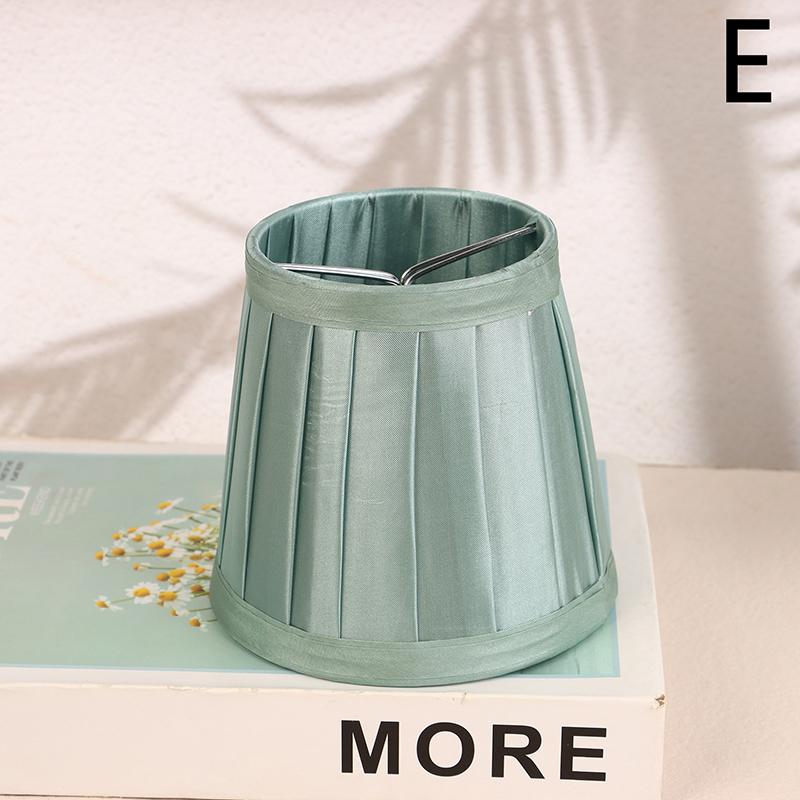 Dia 12Cm Modern Style Chandelier Fabric Lamp Shade Clip On Mini Wall Lamp Shade Hotel Bedroom Bedside Floor Lamp Shell Cover