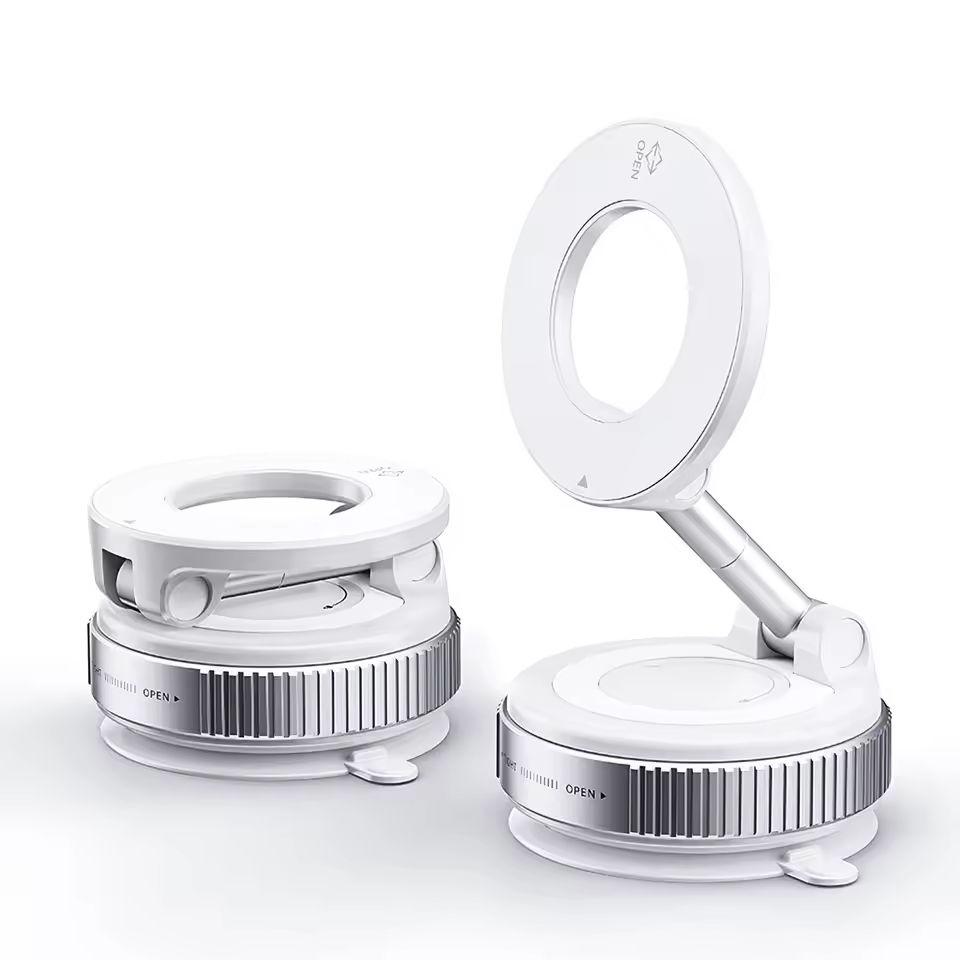 

Popular K007 Strong Magnetic Car Phone Holder Foldable Design 360° Adjustable Vacuum Mount For Car/Desk/Bathroom/Universal Use