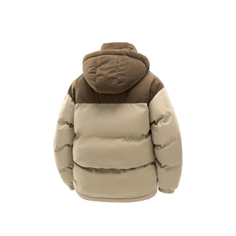Men's Winter Hooded Cotton Jacket - European Size, Warm & Thick, Detachable Hood, Casual Style.