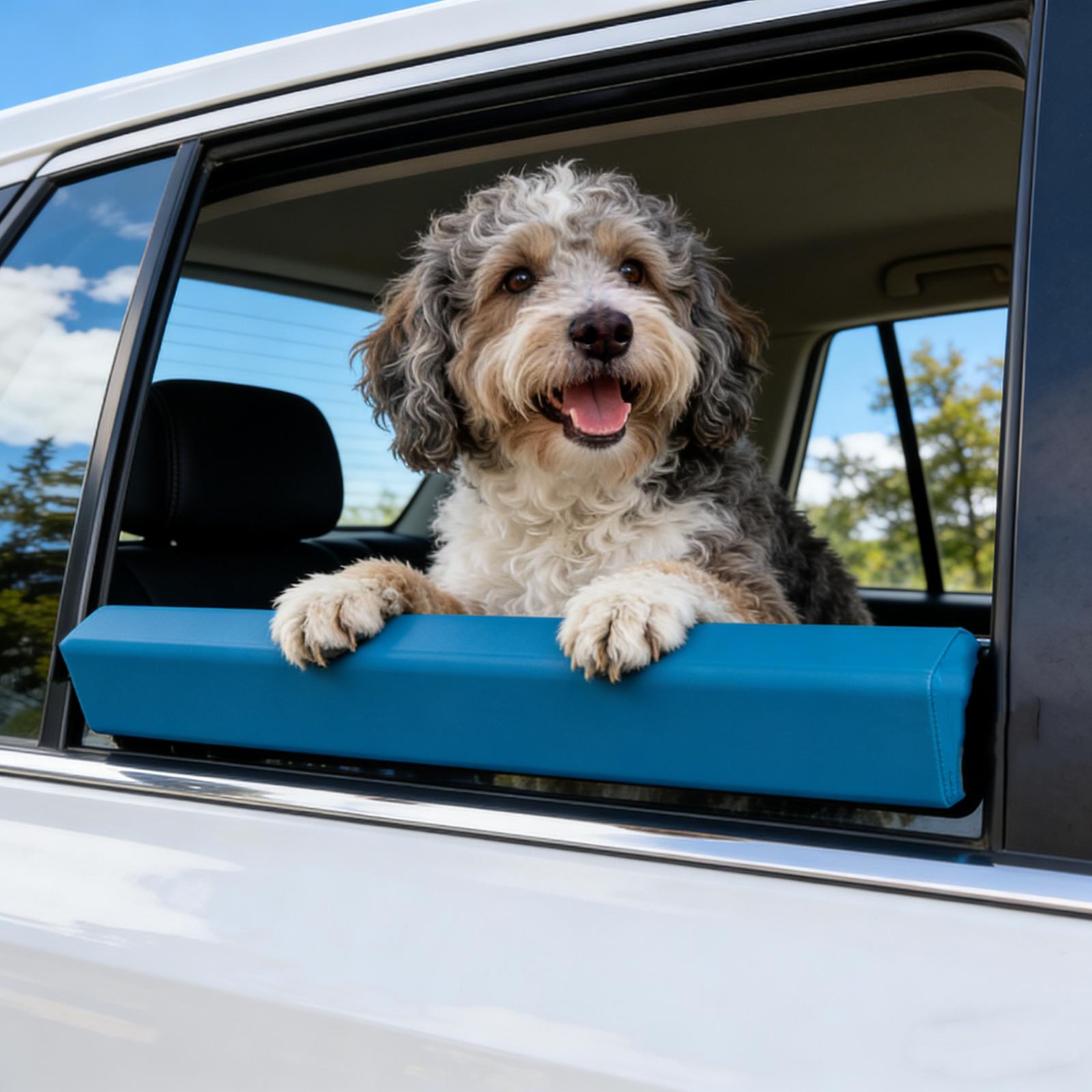 

Килимок для вікна собаки Oam, М яка подушка для щоки, Собаче вікно під Бато One Size синій