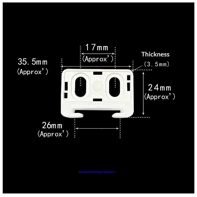 1/4 Sets Refrigerator Door Sliding Guide For Electrolux/Siemens/ Built-in Fridge Door Slide Rail Mounting Kit