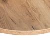 Tablero Laminado Roble Craft Redondo Diámetro 90 X 2,5 Cm Para Escritorio, Mesa, Mesita