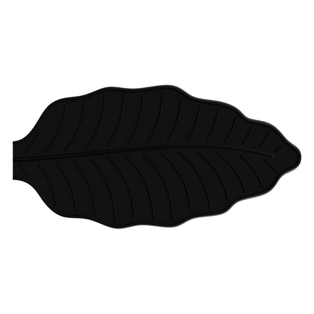 Silicone Leaf Shape Kitchen Dish Draining Mat Non-Slip Pot Holder  Kitchen Utensil