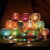 Heat Resistant Glass Wedding Candle Holders With Art Candlestick For Tabletop Decoration