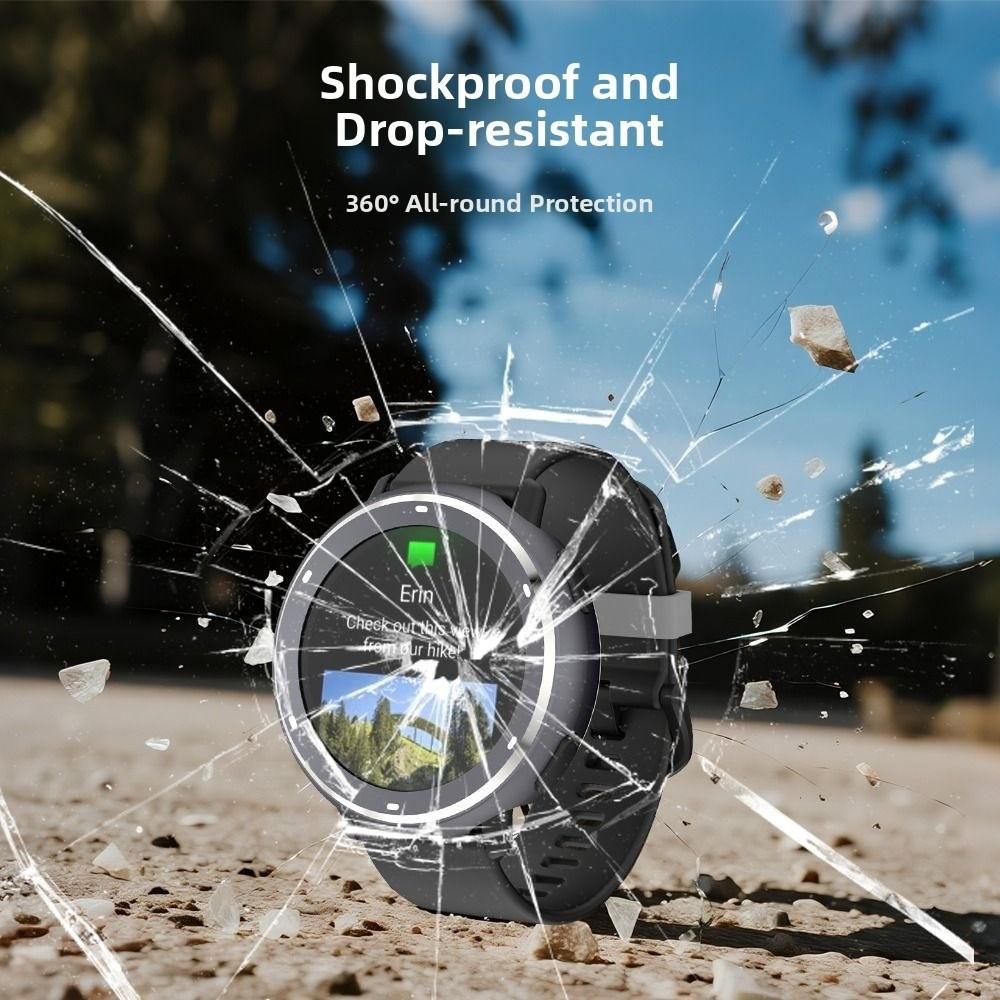 Anti-Scratch Watch Case Shell Screen Protector for Garmin Vivoactive 5 Smart Watch Accessories