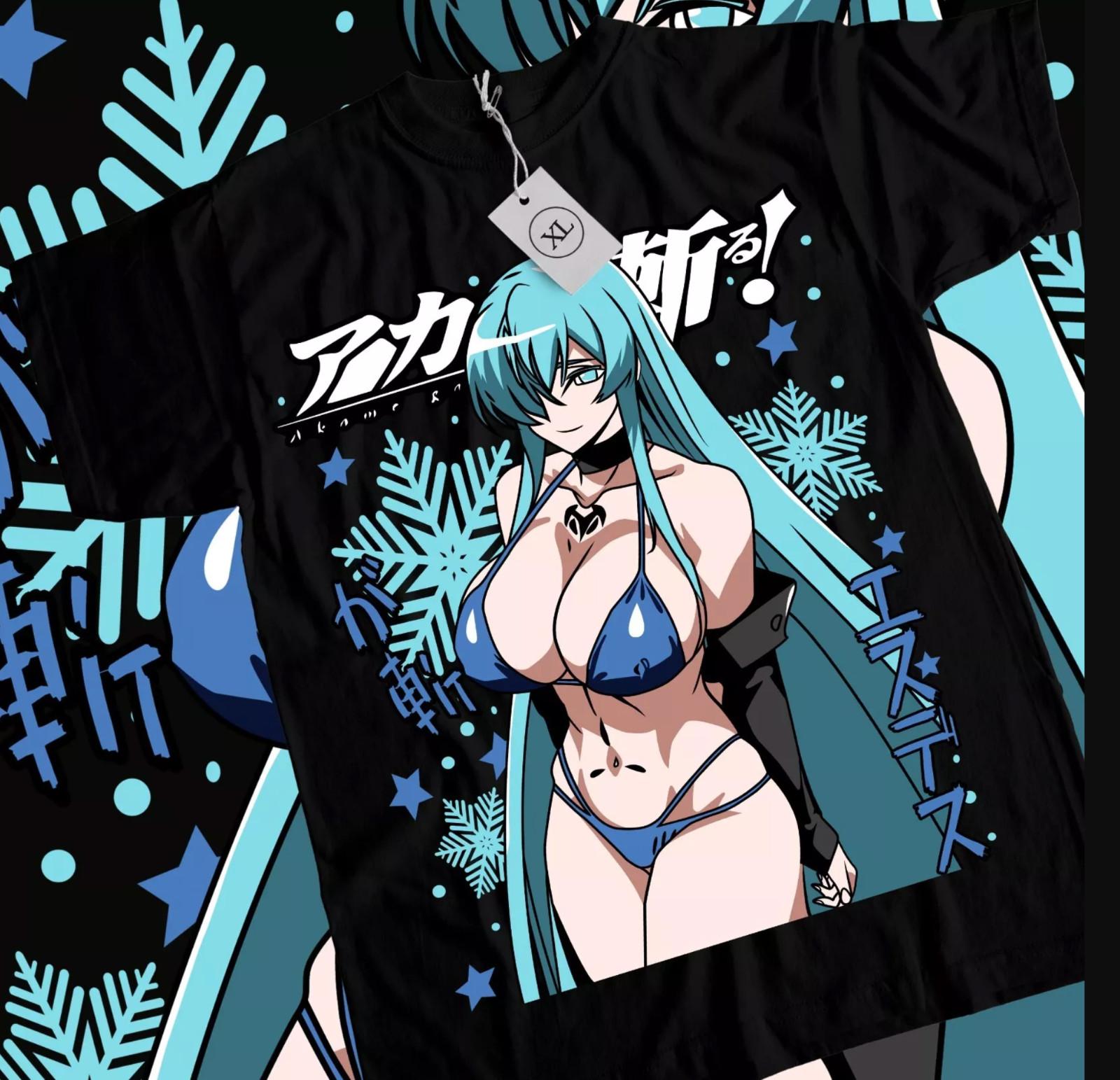 Akame Ga Kill Эсдес Футболка Akame Ga Kill Эсдес S Вайфу Аниме Футболка XS 5XL S