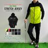 Arcade Golf Hooded Golf Size XL Black Heather Men's Set, Jacket, Blouson, Zip-Up Pants, Jersey, (10) - (Black Zipper)