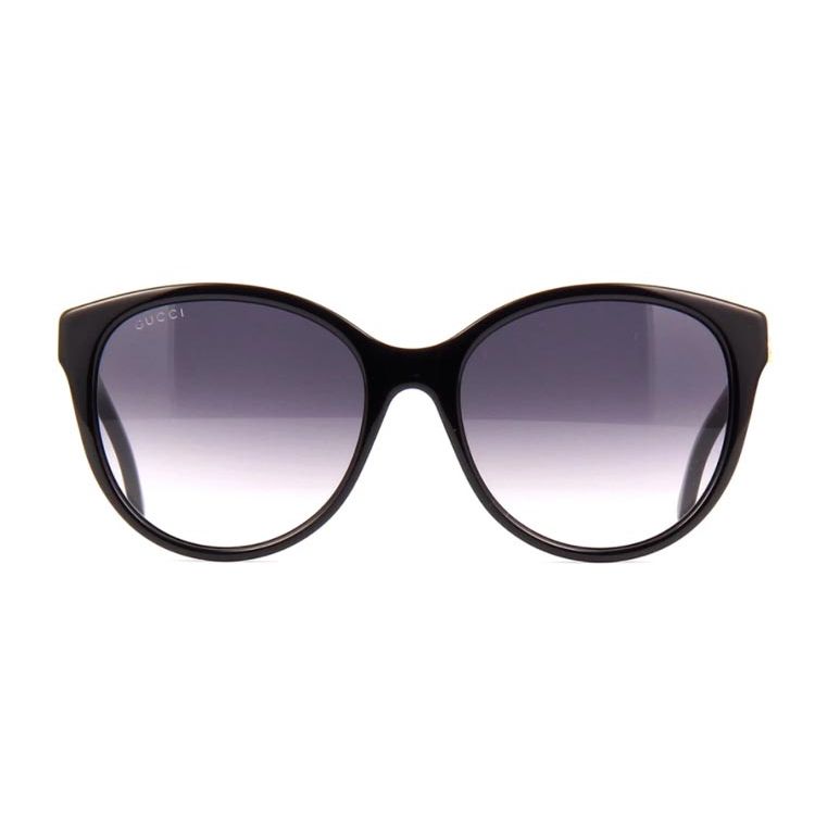 Gucci Gradient Design Plastic Square Sunglasses Unisex Sunglasses Black GG0631S-001