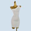 Outer Single Ruffles One Shoulder Sexy Hip Skirt Fashion Style Silm Slimming Inner Knitting Dress Women's Short Skirt