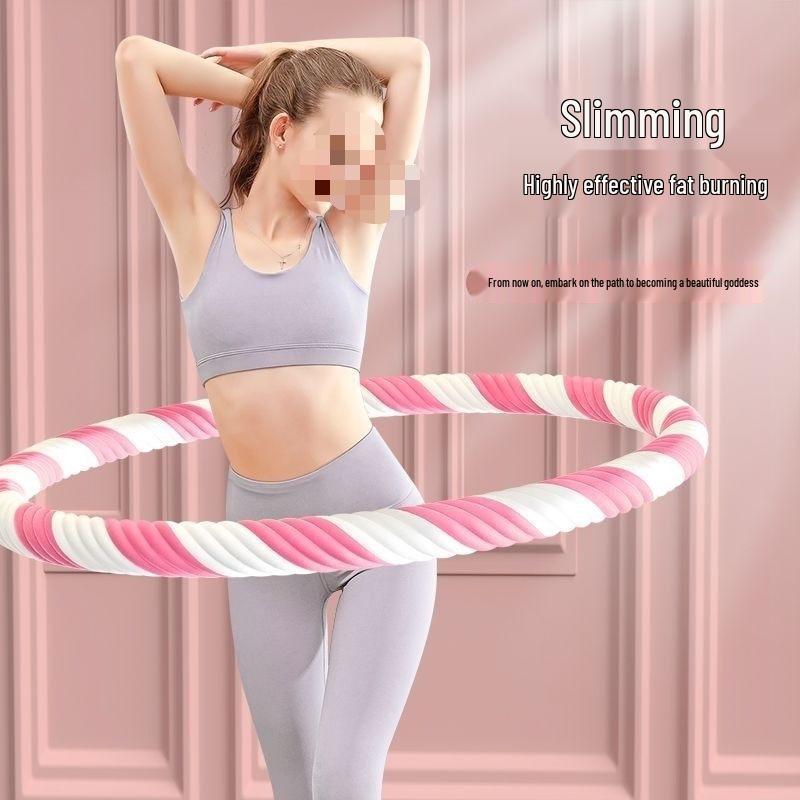 Weighted Soft Hula Hoop for Slim Waist and Abdomen Tightening - Adult Women's Fitness Accessory