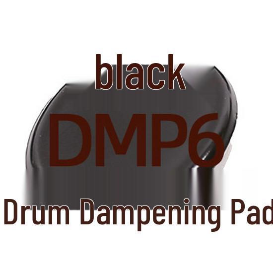 

Chuanmei 6-Pack Silicone Self-Adhesive Snare Drum Mats with Noise Reduction Pads чорний