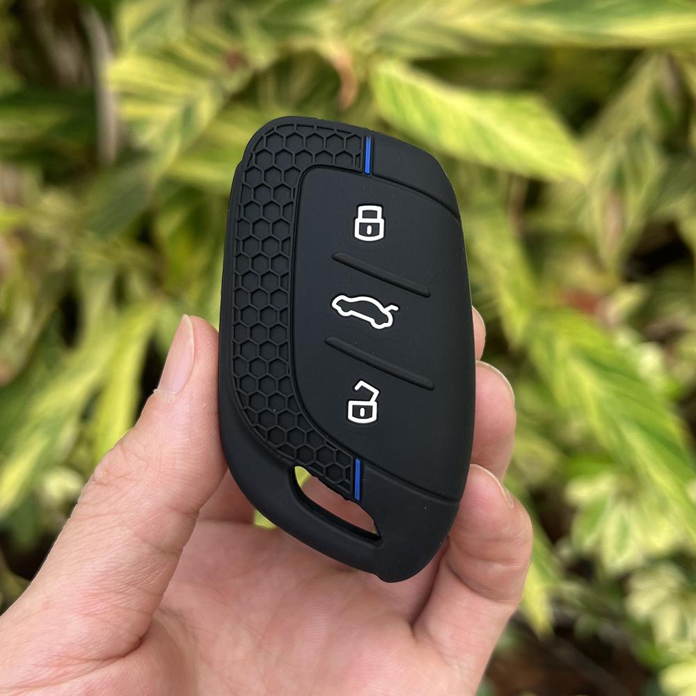 Rubber Key Case for MG 4 2023 Mg4 Ev MG HS GT ZS EV ZX MG5 MG6 Roewe RX3 RX5 RX8 ERX5 I6 I5 Silicone Car Remote Protector Cover