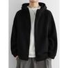 Men's Double-Sided Coral Fleece Hooded Jacket - Autumn/Winter 2025 Style, Thickened and Warm for Outdoor Casual Wear