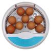 Mini 9 Egg Incubator Farm Hatching Digital Temperature Humidity Automatic Control Brooder Poultry Quail Chicken Duck Bird LED