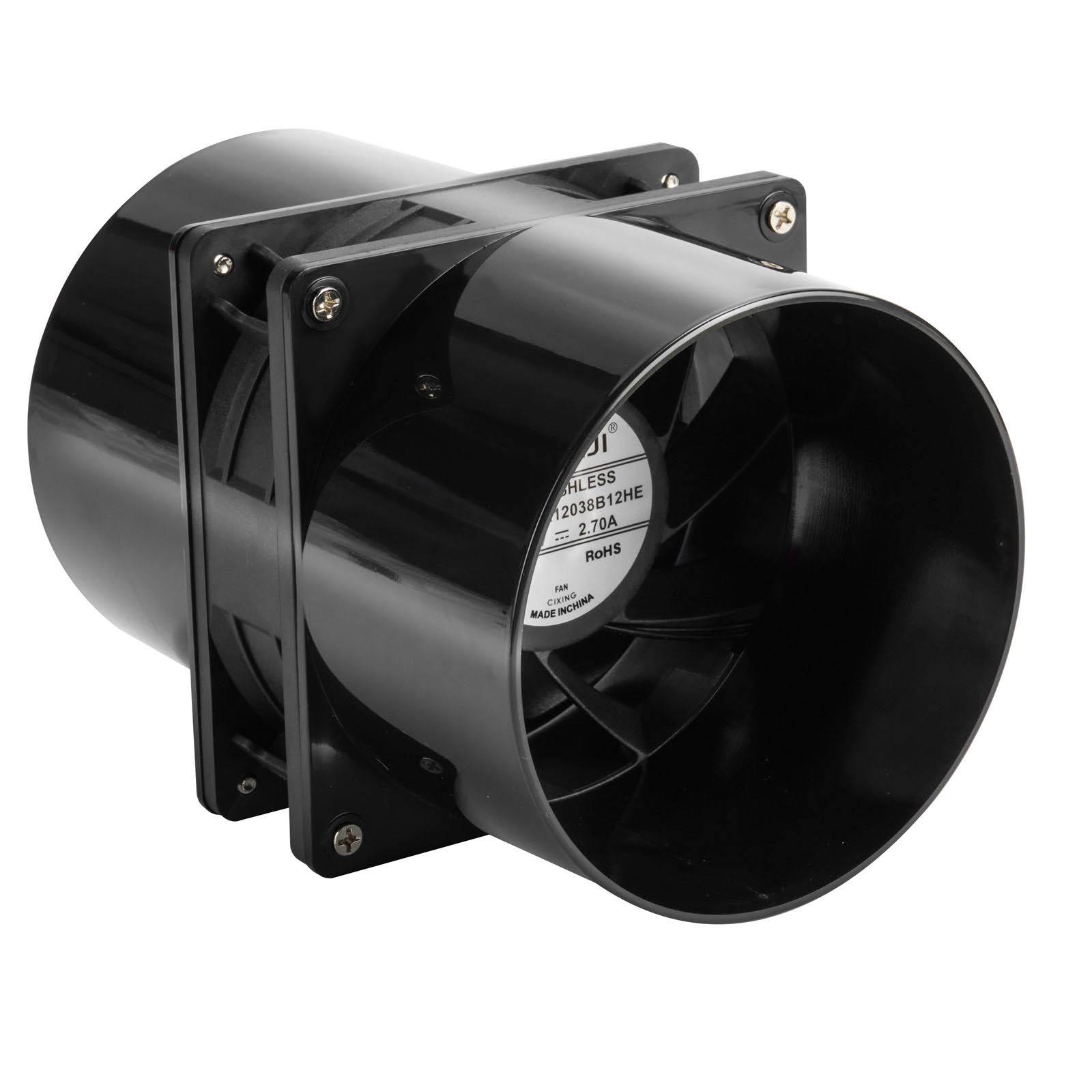 

Компактный вытяжной вентилятор 6000 об/мин, на двойных шарикоподшипниках, вентилятор для вытяжки воздуха, воздуходувка для DIY-проектов по сварке и 3D-печати