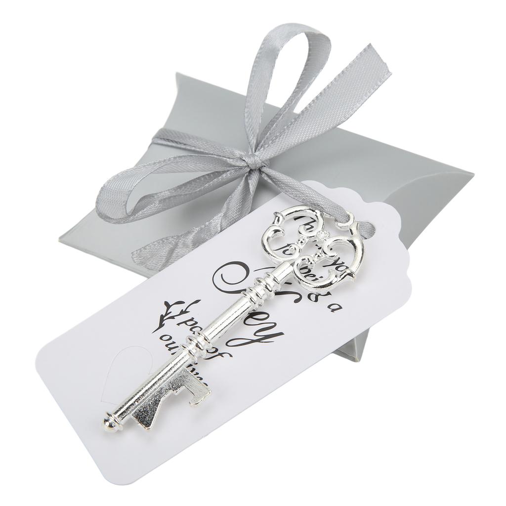 50'li Paket Düğün Şeker Kutusu Düğün Gelin Misafir Hediyelikleri Dekorasyon Hediye İçin Vintage Anahtar Etiketli