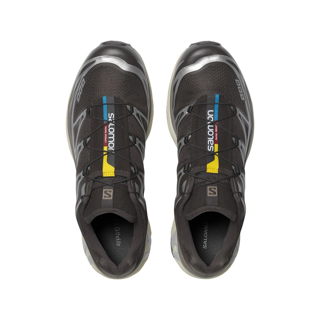 SALOMON Xt-6 Non-Slip Wear-Resistant Low-Top Hiking Shoes Unisex Hiking Shoes Black Coffee 476904
