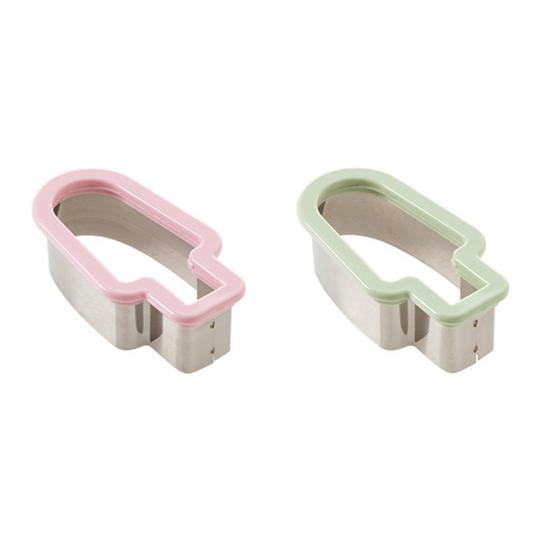 Forma na krájení melounu ve tvaru nanuku, nerezová ocel potravinářské kvality, bez deformace, hladký povrch, opakovaně použitelný dělič melounu, kráječ ovoce, nástroj na krájení ovoce