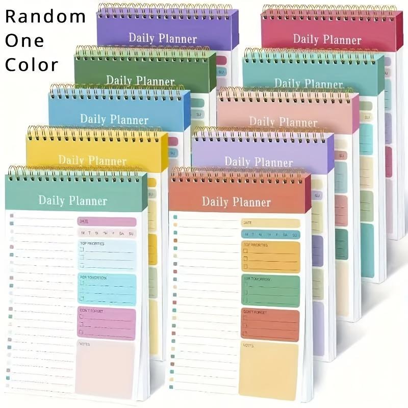 

30-Page Daily To-Do Planner, Versatile Scheduler for Fitness, School & Office, Must-Have Daily Organization Supplies