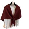 New Shawl for Women's Outerwear in Autumn and Winter Versatile Triangle Scarf  Neck Gaiter  Warm Scarf  Solid Color  Versatile Neck Scarf
