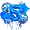 13pcs Blue Birthday Balloon with "Happy Birthday" Text - Perfect for Party Decorations, Anniversaries, and Festive Celebrations