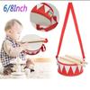 Drum Wood Kids Early Educational Musical Instrument For Children Baby Toys Beat Instrument Hand Drum