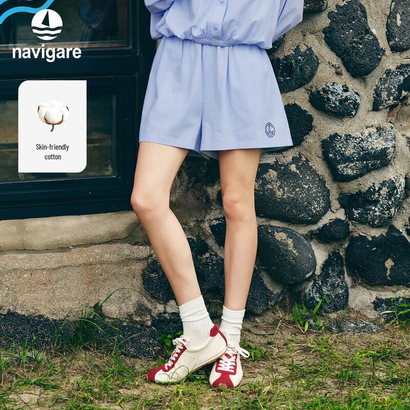 Navigare Women s Loose A-Line Casual Sports Shorts S