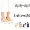 Tênis de Lona Infantil Clássico Slip-on - Macio, Sola Grossa, Elástico, para Meninos e Meninas, Casual Primavera/Outono