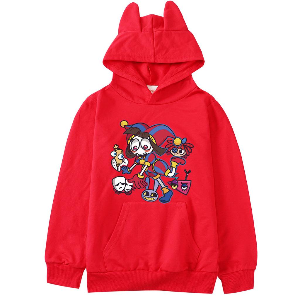 The Amazing Digital Circus Hoodie Toddler Girls Pomni Clothes Baby Boys Long Sleeve Sweatshirt 2026 Autumn Children's Clothing