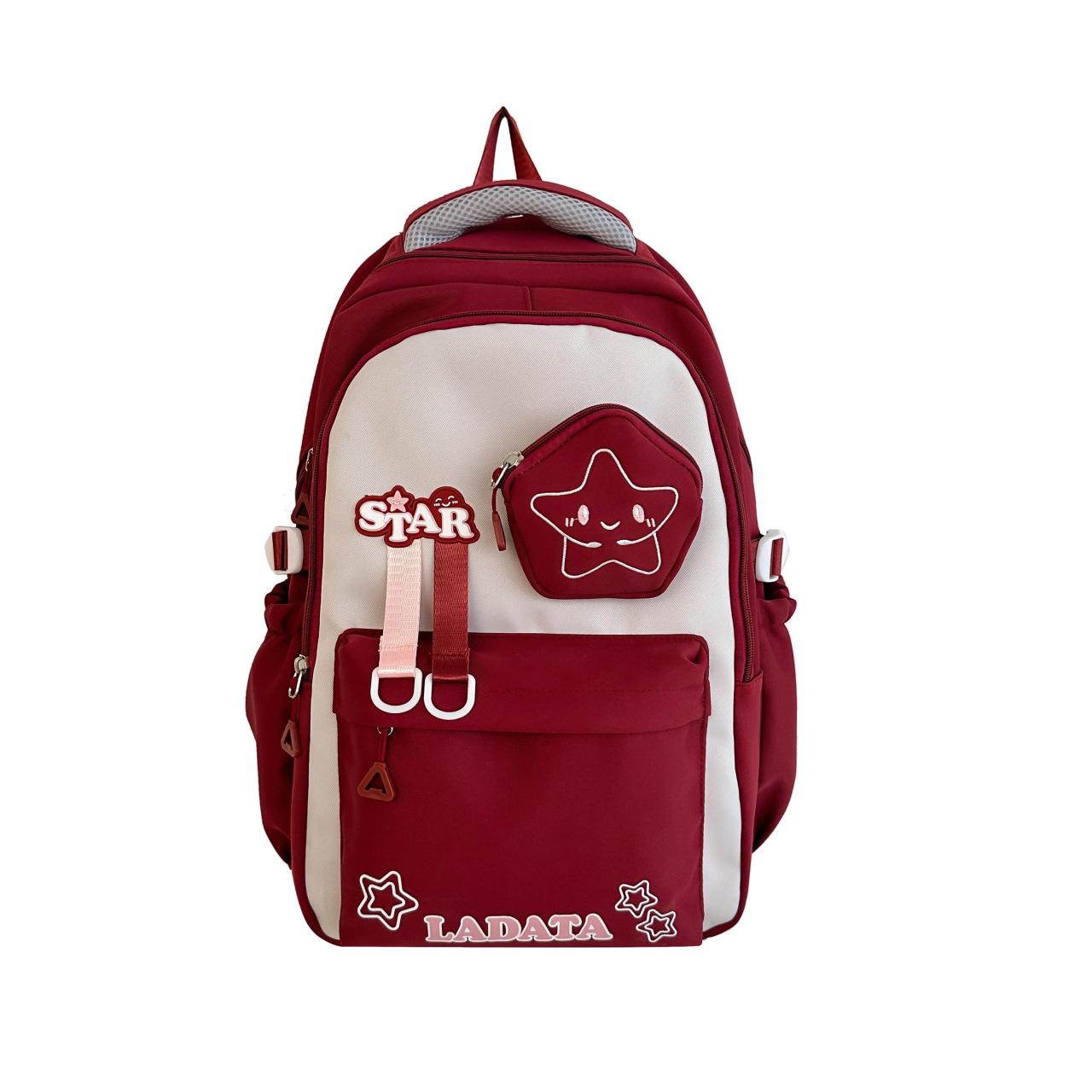 

Легкий та Місткий Рюкзак для Учнів Середньої Школи Новий Стиль Шкільна Сумка single bag