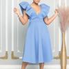 Women's New Deep V-neck Sexy Big Swing Banquet Dress Dress Dress