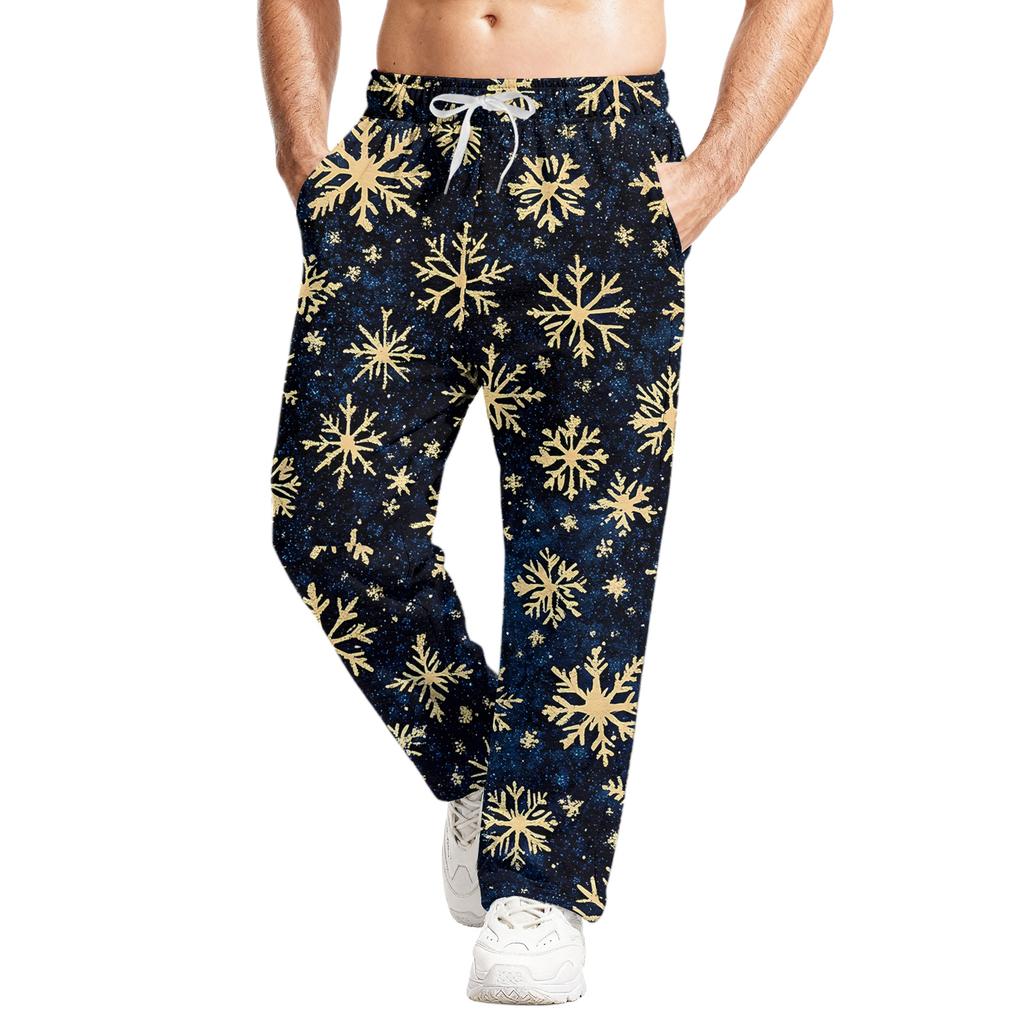 Men's Relaxed-Fit Casual Sweatpants With Stretch Waistband And Drawstring Yoga Pants