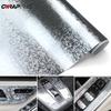 Motorcycle Accessories Ghost Silver PET Forged Carbon Fiber Vinyl Wrap Adhesive Decal Car Wrapping Foil Film for Car Accessories
