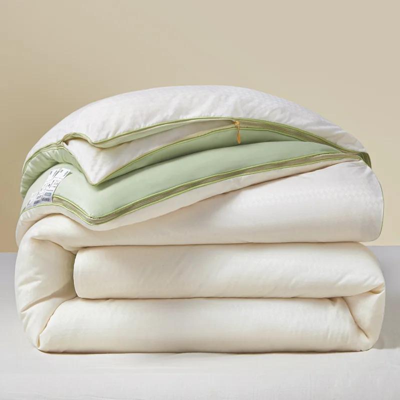 New Shuangpin Jacquard Soybean Fiber Quilt Universal Thickened Winter Quilt Core