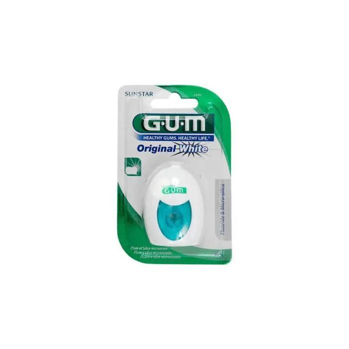 GUM original white 2040 fil dentaire ciré 30m