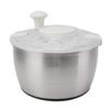 Stainless Steel Salad Spinner Multifunctional Large Capacity Lettuce Spinner Vegetable Dryer Fruit Washer Drain Basket