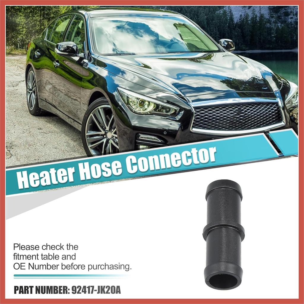 ACROPIX Heater Hose Connector for Nissan 370Z for Infiniti G35 G37 QX50 Q60 Q70 M35 M37 for Infiniti EX35 EX37 Engine Heater Inlet Hose Assembly