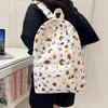 Cute Cartoon Puppy Dog Print Backpack Large-Capacity Casual Student Schoolbag  Delicate Personality Trend Travel Bag Gift