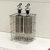304 Stainless Steel Kitchen Drain Basket Rust-proof Tableware Storage Rack  Bathroom