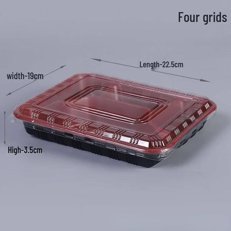 

Aige 4-Compartment Disposable Lunch Box