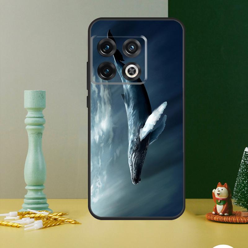 Beautiful Blue Whale Painting Case For OnePlus Nord CE 4 2 3 Lite N20 N30 9 10 Pro 8T 9RT 10T 10R 12R 13R 11 12 13 Cover