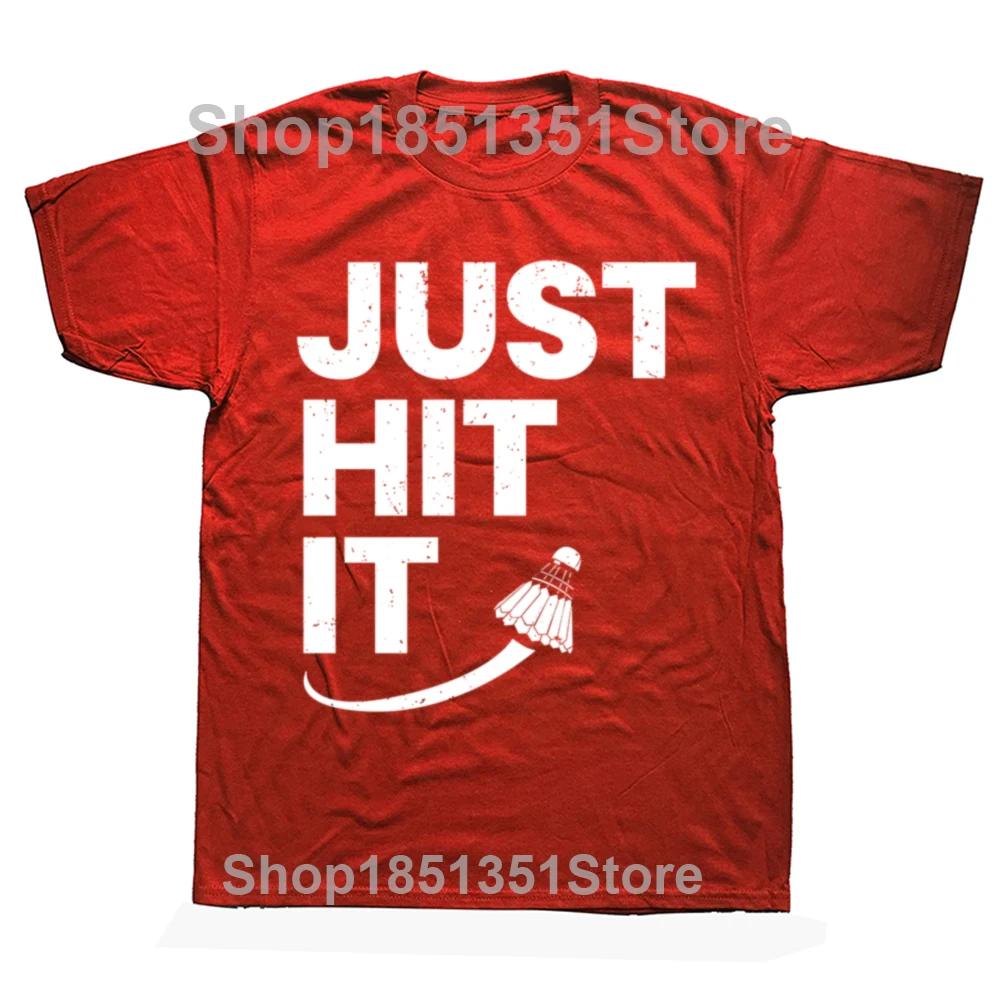 Badminton Sports T-shirt Men Human Evolution Badminton Summer Short-sleeve T Shirt Balck White Tops Pattern Men Clothing S
