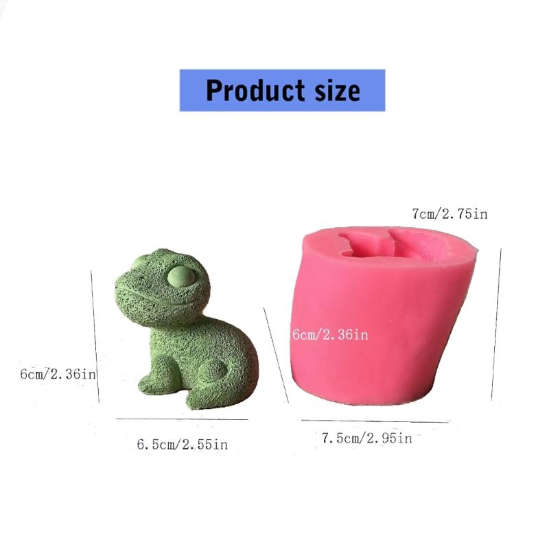 Lizards Candle Mould Animal Shape Silicone Molds Ornament Molds Castings Molds Handmade Plasters Molds Craft Supplies