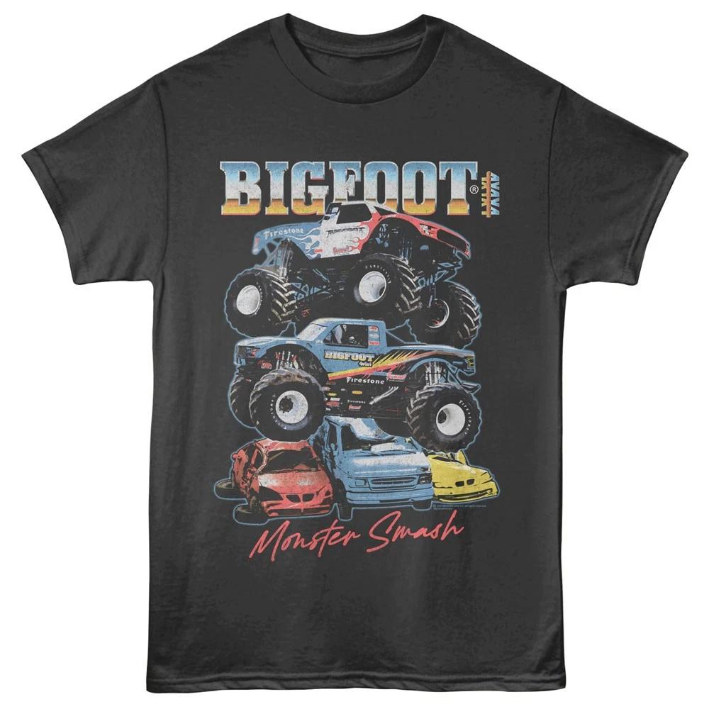 Bigfoot Monster Truck Stack Men s T Shirt L