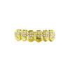 18K Gold-Plated Hollow Vampire Fangs Grills - Halloween Hip-Hop Costume Jewelry