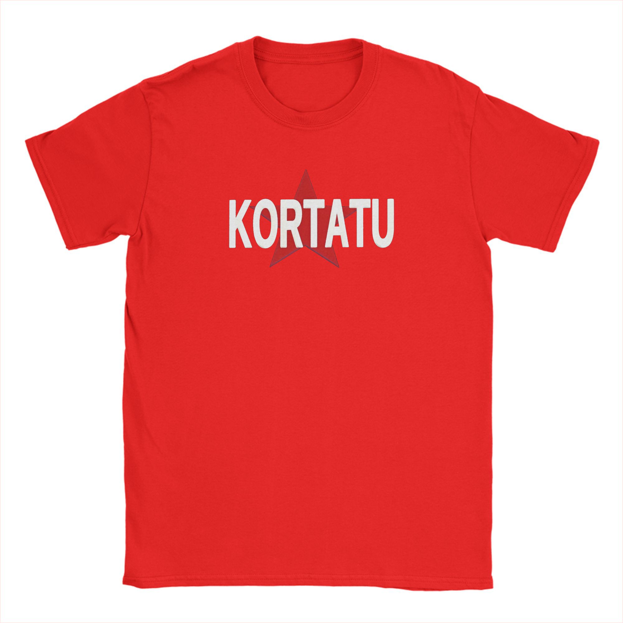 

Kortatu Музыкальная футболка Летняя Хлопковые футболки Для пары Харадзюку Индивидуальный логотип Футболка с коротким рукавом Эстетичные топы S