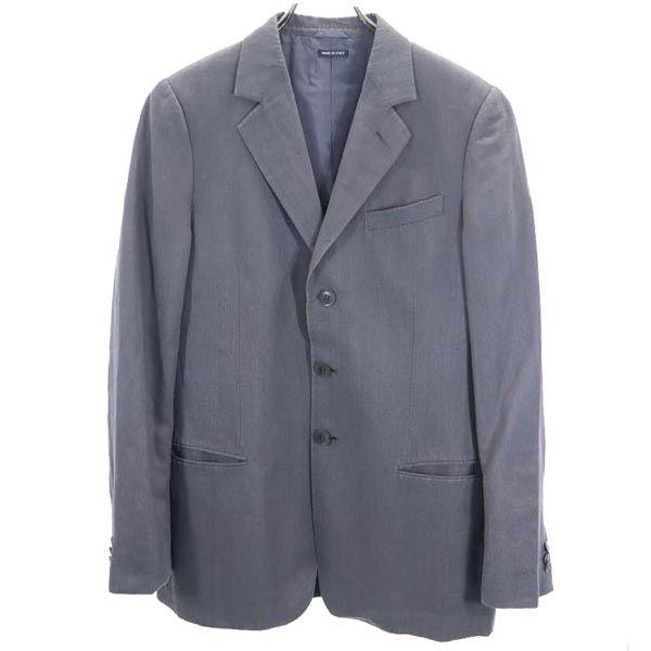 Armani Made In Italy Suit Setup Gray Tailored Jacket Men's Used