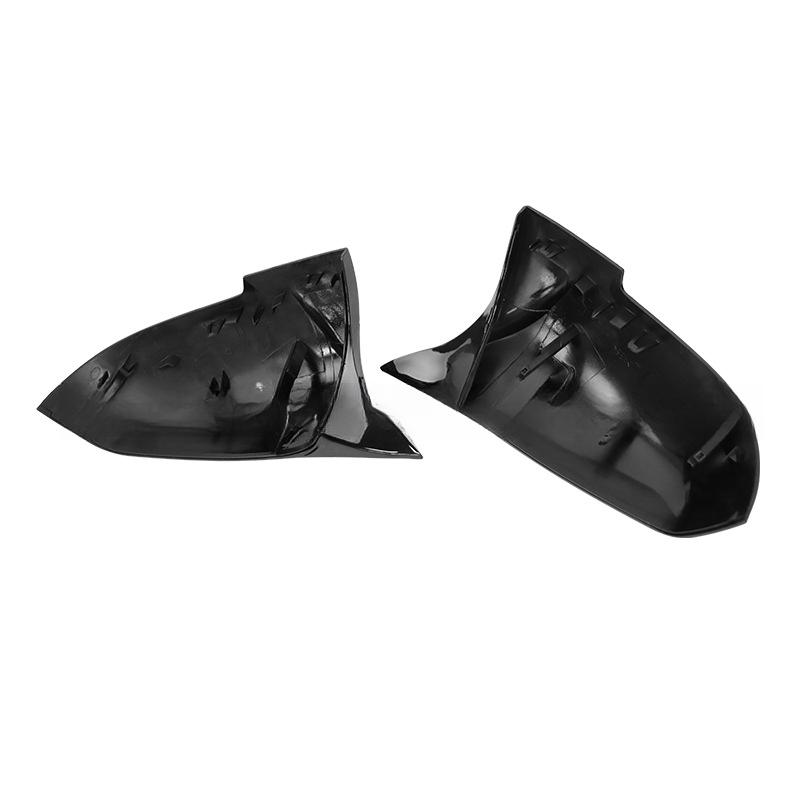 1Pair Side Rearview Wing Mirror Cover Caps For BMW 1 2 3 4 Series F20 F30 F31 F32 F34 F36 E84 2014 -2019 ABS Gloss Black