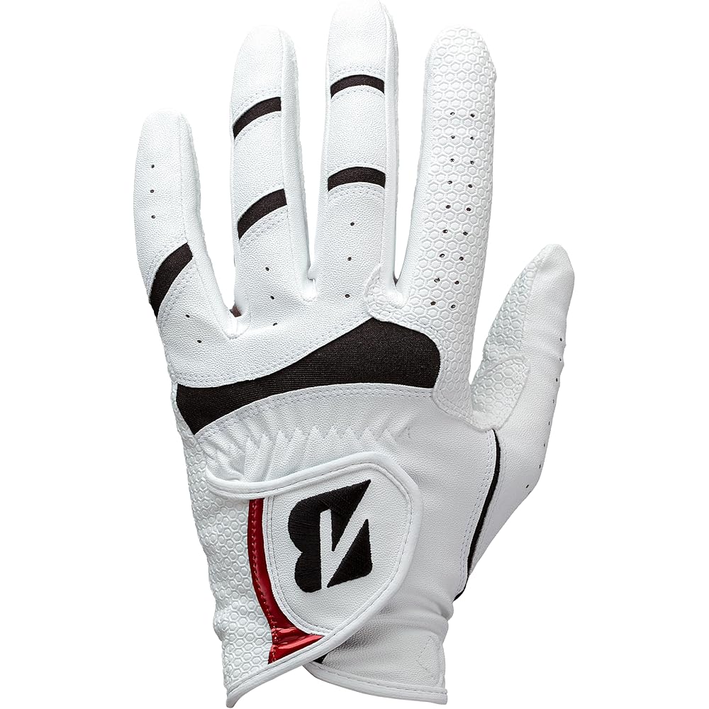 Bridgestone Golf Gloves Strong Dual White Red 24cm Men's GL2607WR24