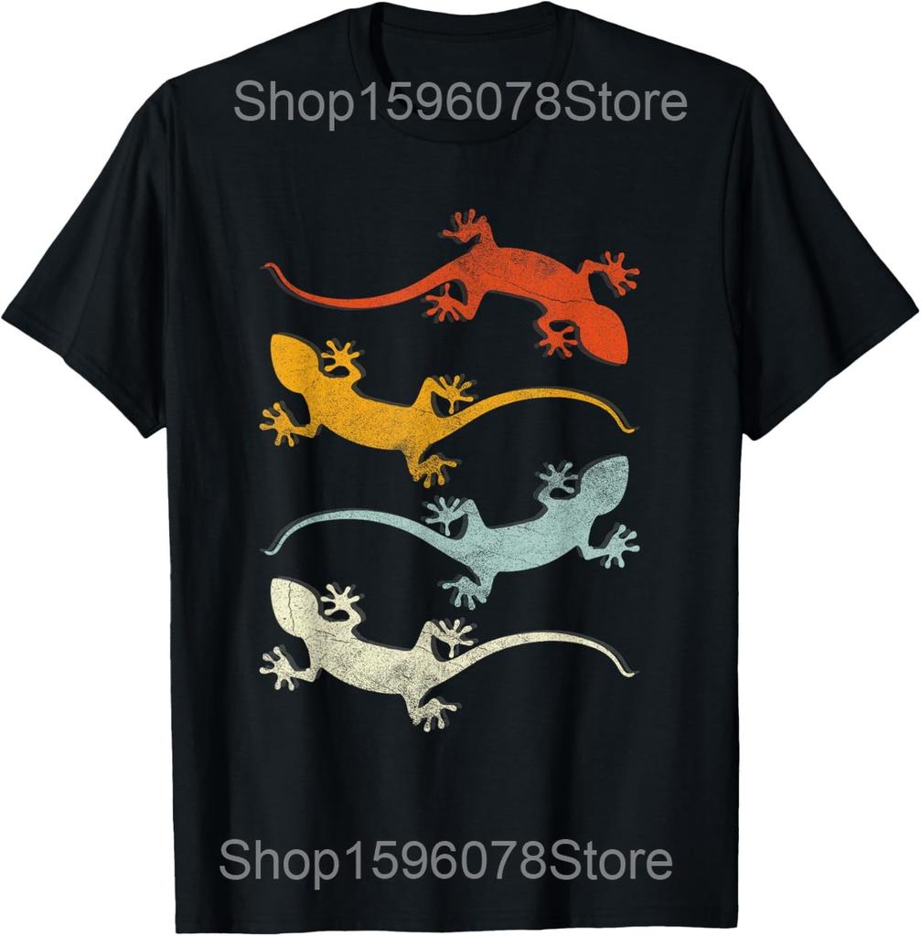 Cute Leopard Gecko Pocket T Shirts Men Women Christmas Gift Streetwear Tee Shirt Short Sleeve Unisex Loose Clothing